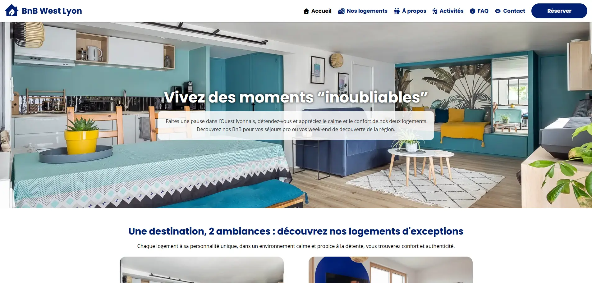 Étude de cas BnB West Lyon : création d&rsquo;un site  avec agilité, IA et WordPress