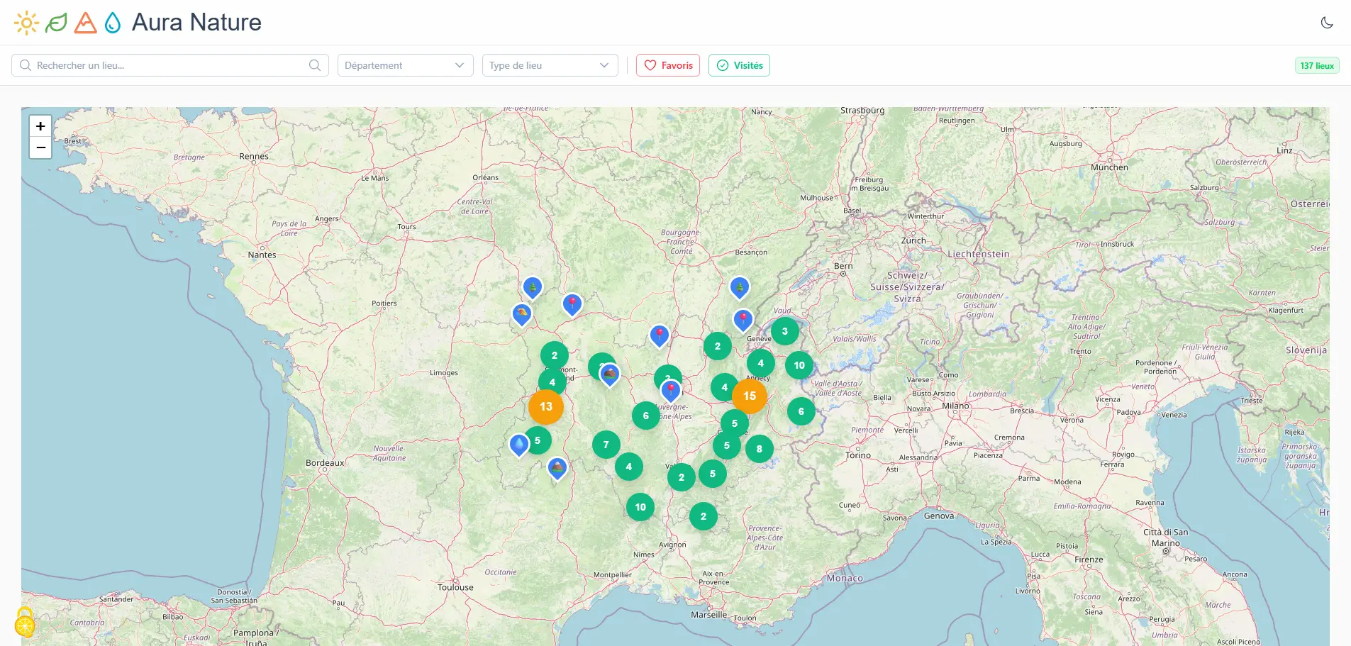 Aura Nature : cartographier les merveilles naturelles d&rsquo;Auvergne-Rhône-Alpes avec Vue et l&rsquo;IA